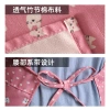 Waterproof and oil-proof apron, cute Japanese and Korean style cooking cotton skirt, custom-made fashionable women's work clothes for home kitchen Specification image